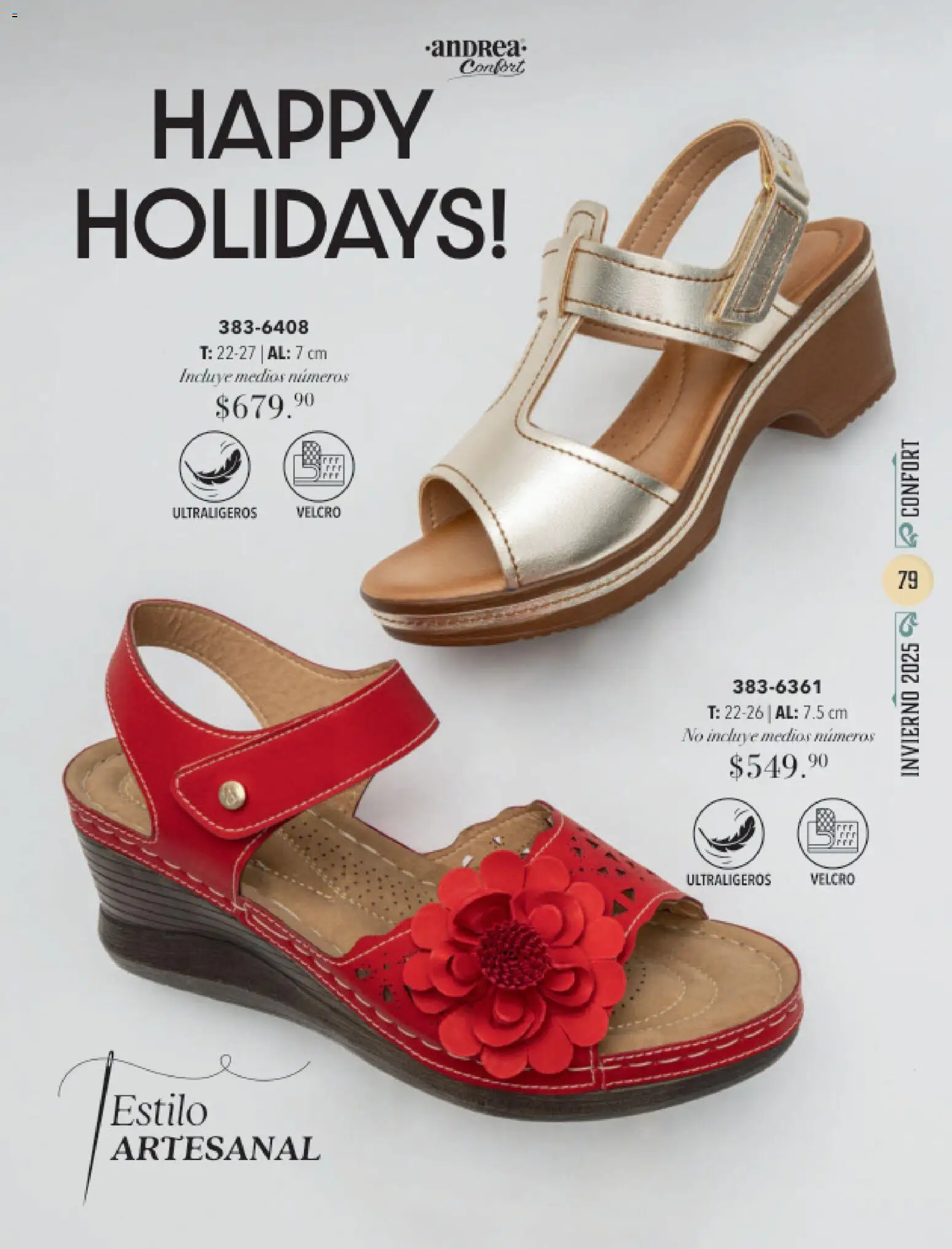 Nuevas ofertas de Andrea válidas en toda la República Mexicana desde el 26.11.2025. ¡Encuentra las mejores ofertas en Andrea catálogo Invierno! | Página: 79