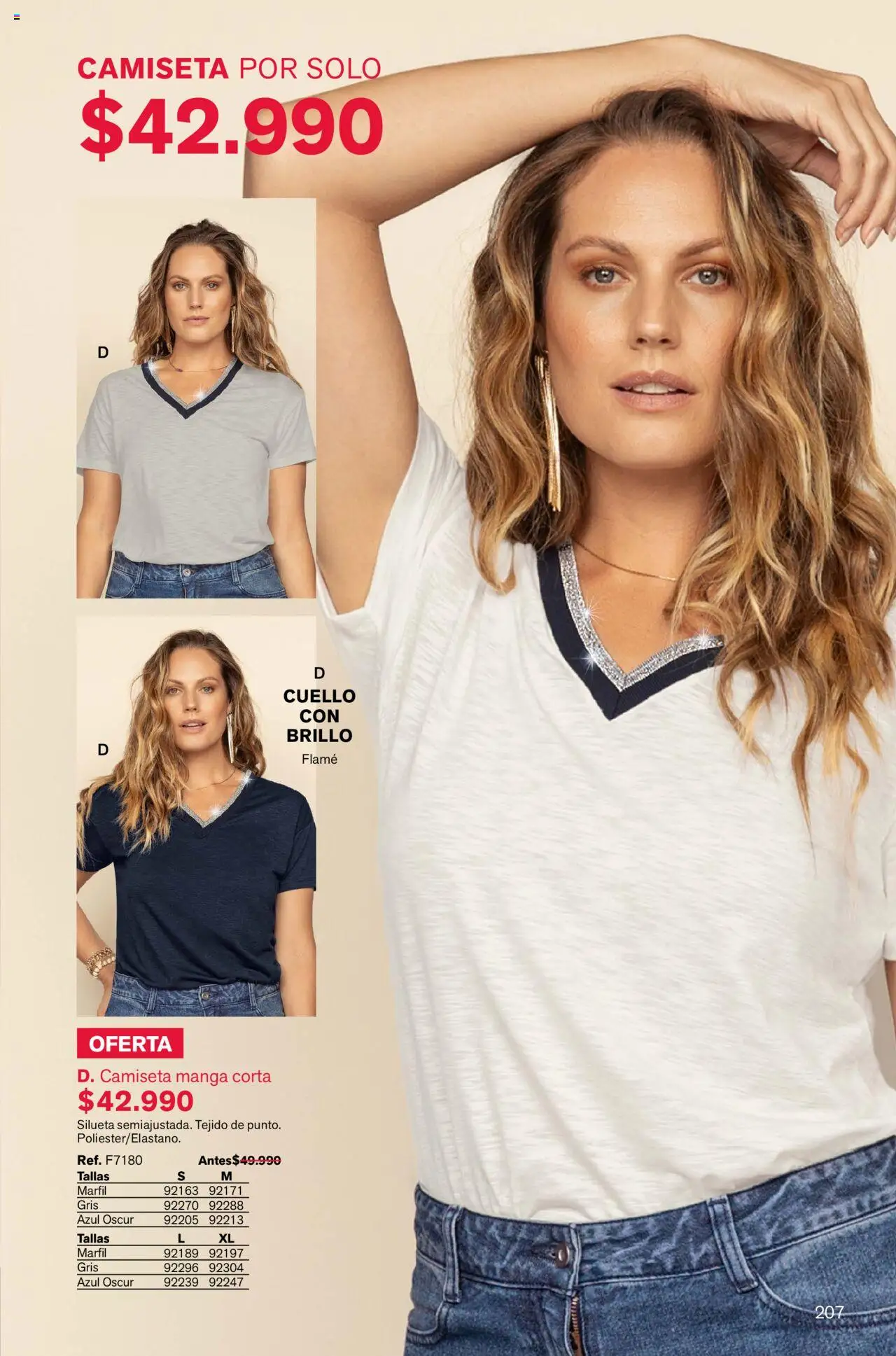 Leonisa revista - valida desde el 04.08.2025 | Página: 207 | Productos: Brillo, Camiseta, Cuello