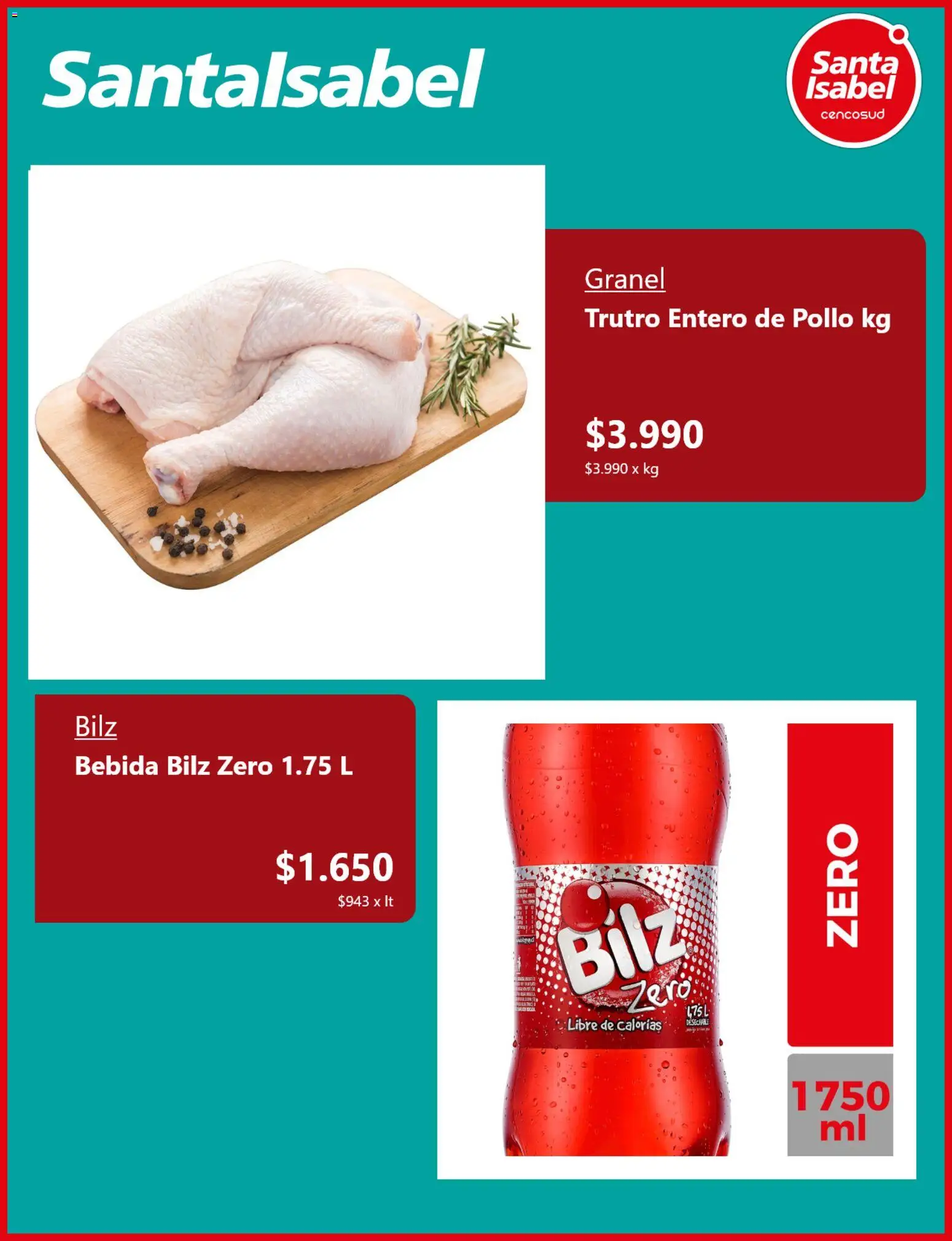Santa Isabel ofertas  │ válido desde el 03.03.2026 | Página: 5 | Productos: Pollo