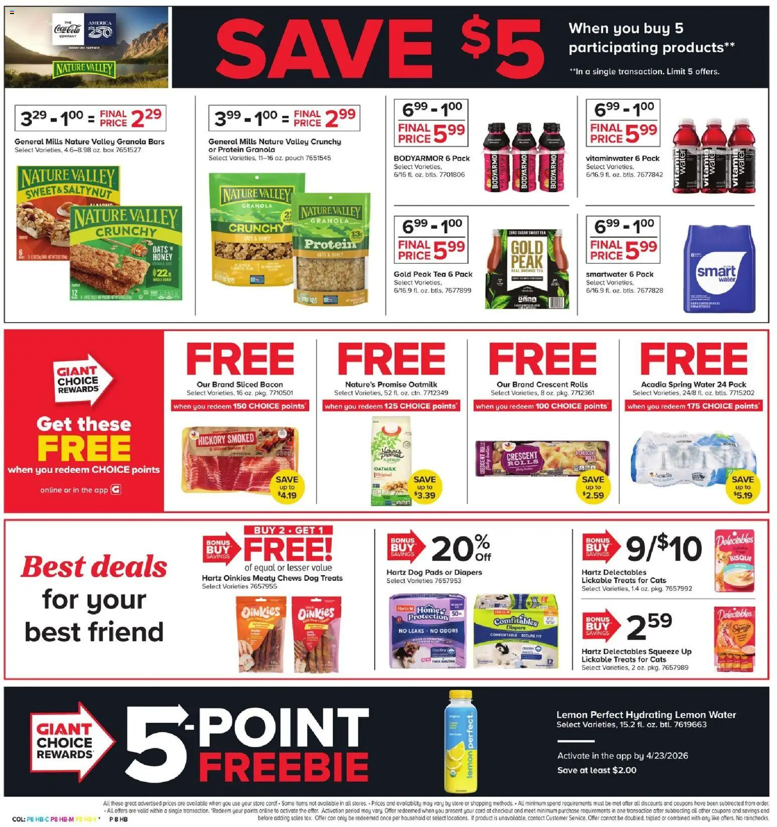 Giant Weekly Ad - valid from 17.04.2026 | Page: 6 | Products: Box, Tea, Pads, Water