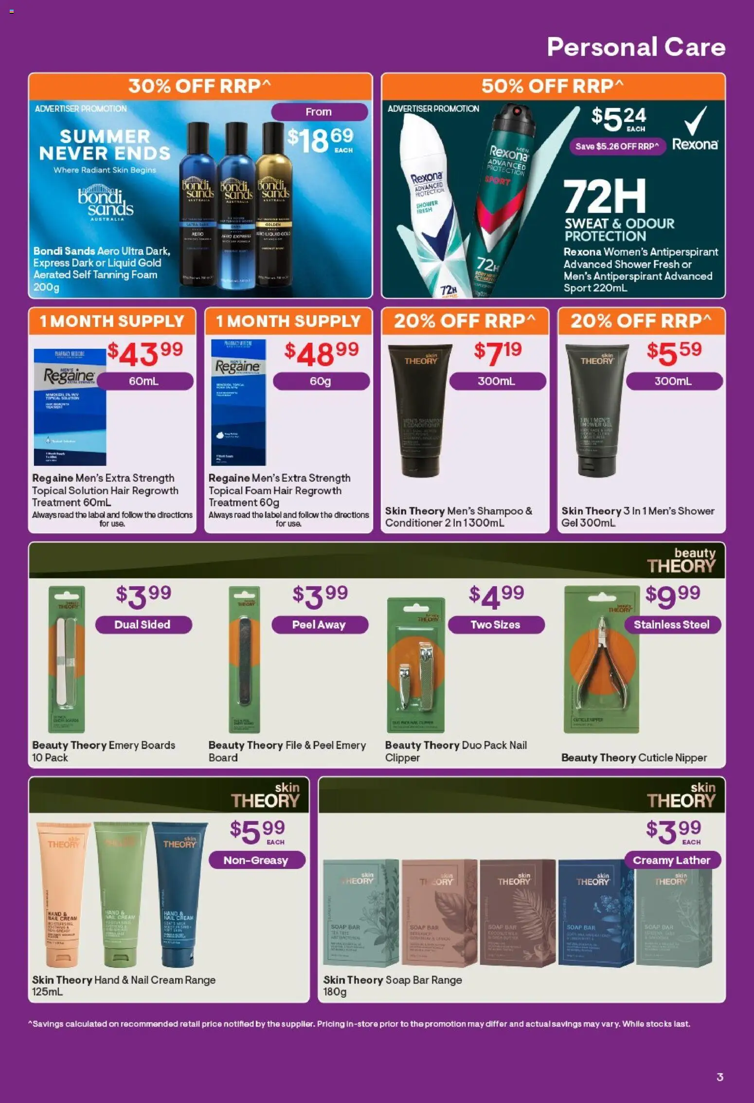 Discount Drug Stores catalogue - valid from 19.03.2026 | Page: 3 | Products: Peel, Antiperspirant, Cream, Treatment