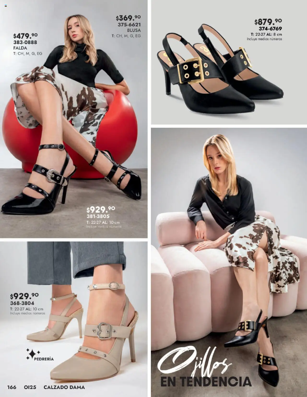 Nuevas ofertas de Andrea válidas en toda la República Mexicana desde el 24.08.2025. ¡Encuentra las mejores ofertas en Andrea - Catálogo Calzado Dama! | Página: 166 | Productos: Blusa, Falda