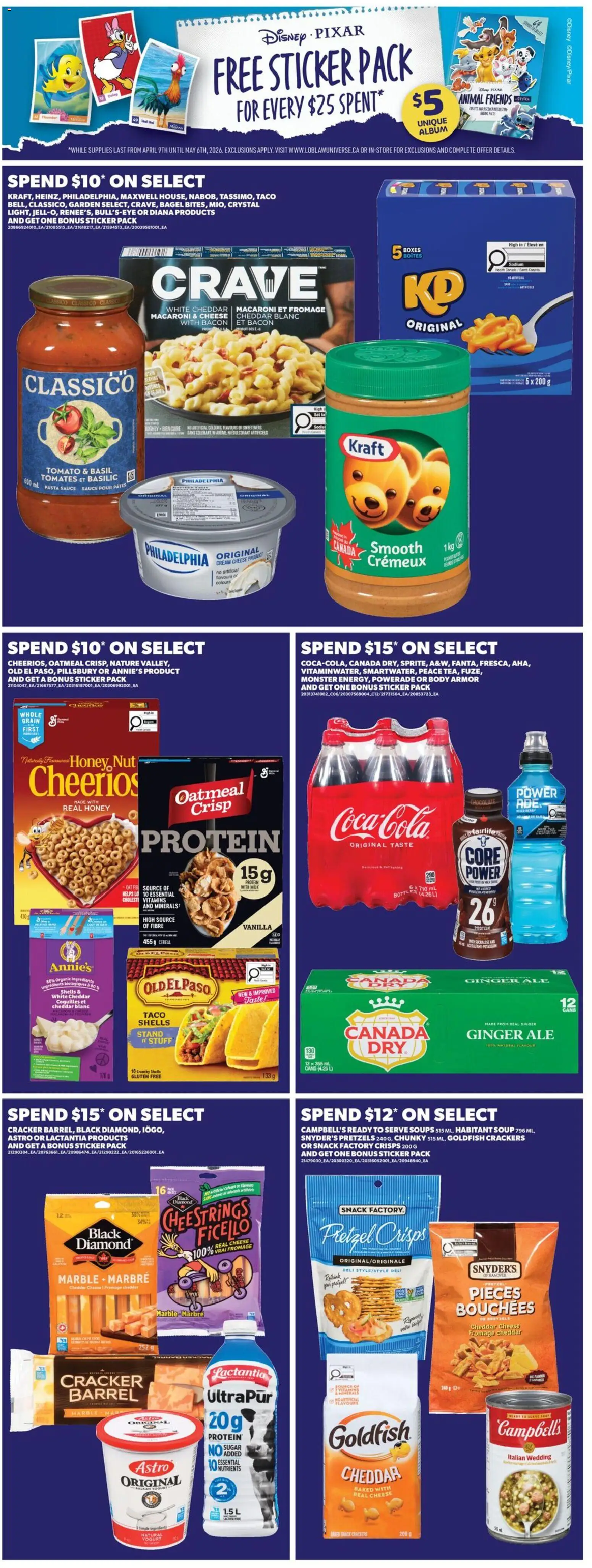 Real Canadian Superstore flyer valid from 30.04.2026 | Page: 18 | Products: Rice, Pasta, Cream, Cheese