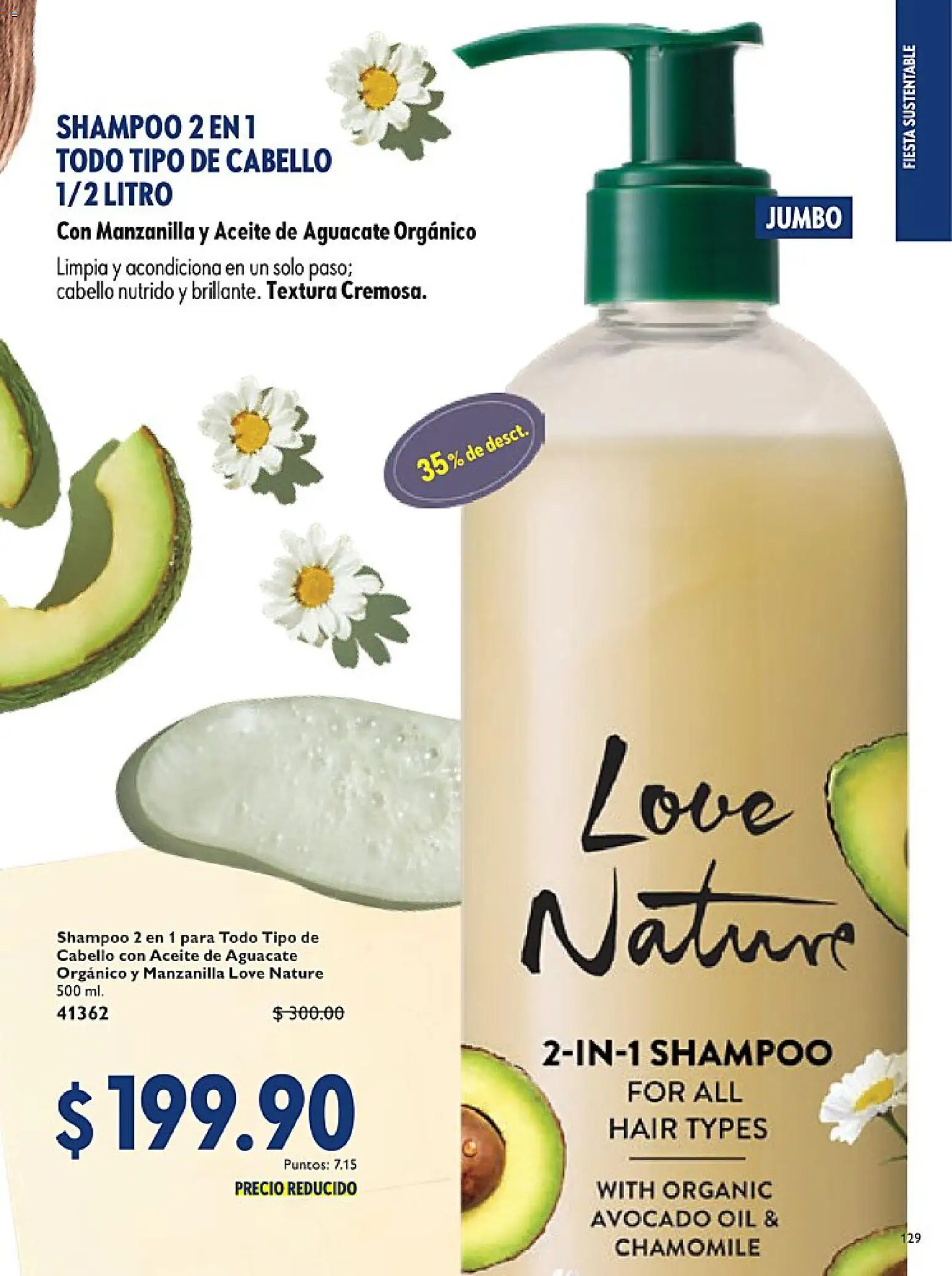 Nuevas ofertas de Oriflame válidas en toda la República Mexicana desde el 14.02.2026. ¡Encuentra las mejores ofertas en Oriflame campaña 3 2026! | Página: 129 | Productos: Aceite, Aguacate