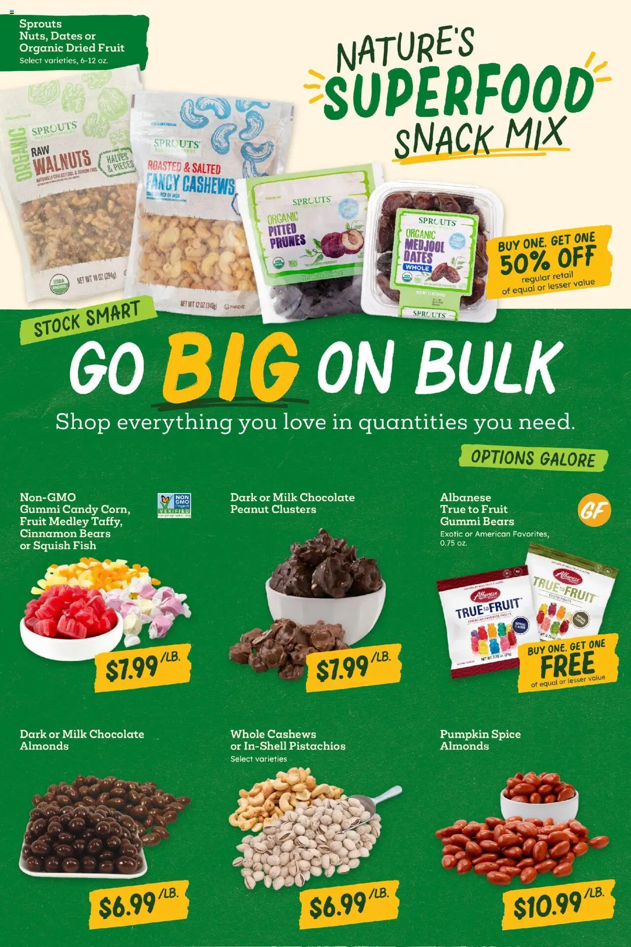 Sprouts Weekly Ad - valid from 08.10.2025 | Page: 8 | Products: Milk, Fish, Fruits, Iron