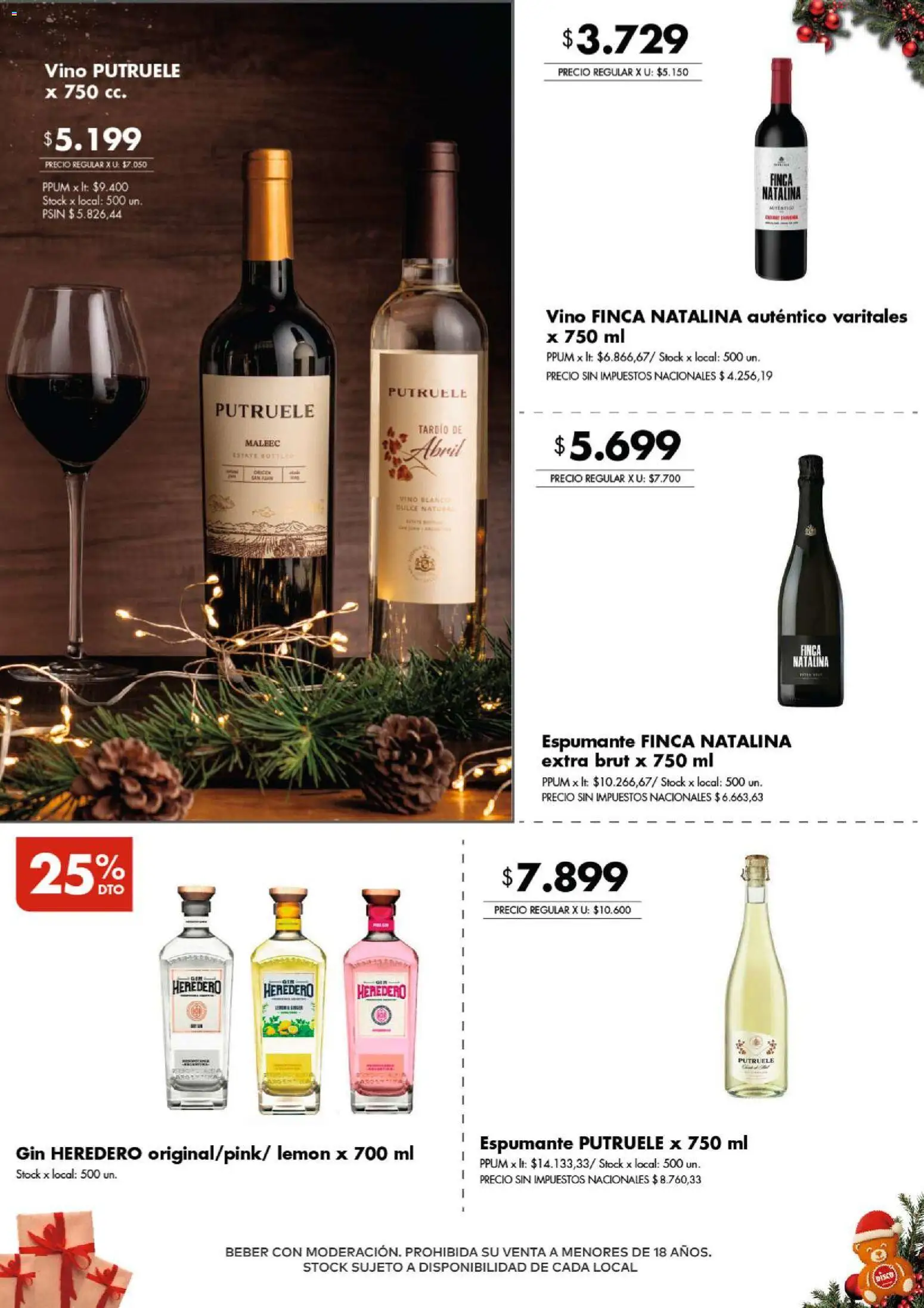 Disco ofertas │ válido desde el 12.12.2025 | Página: 4 | Productos: Gin, Vino