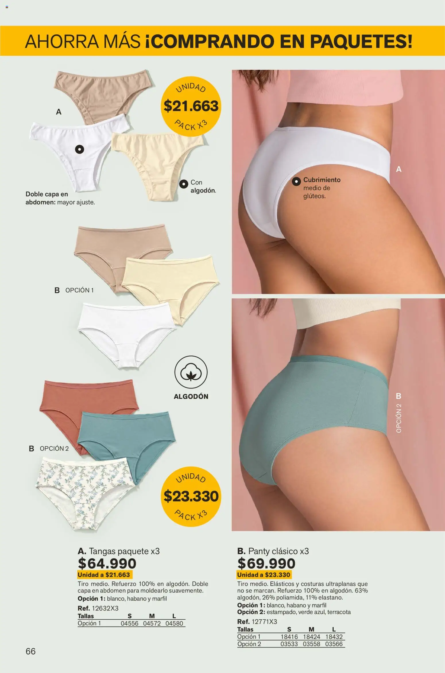 Leonisa revista - valida desde el 01.02.2026 | Página: 66 | Productos: Algodón