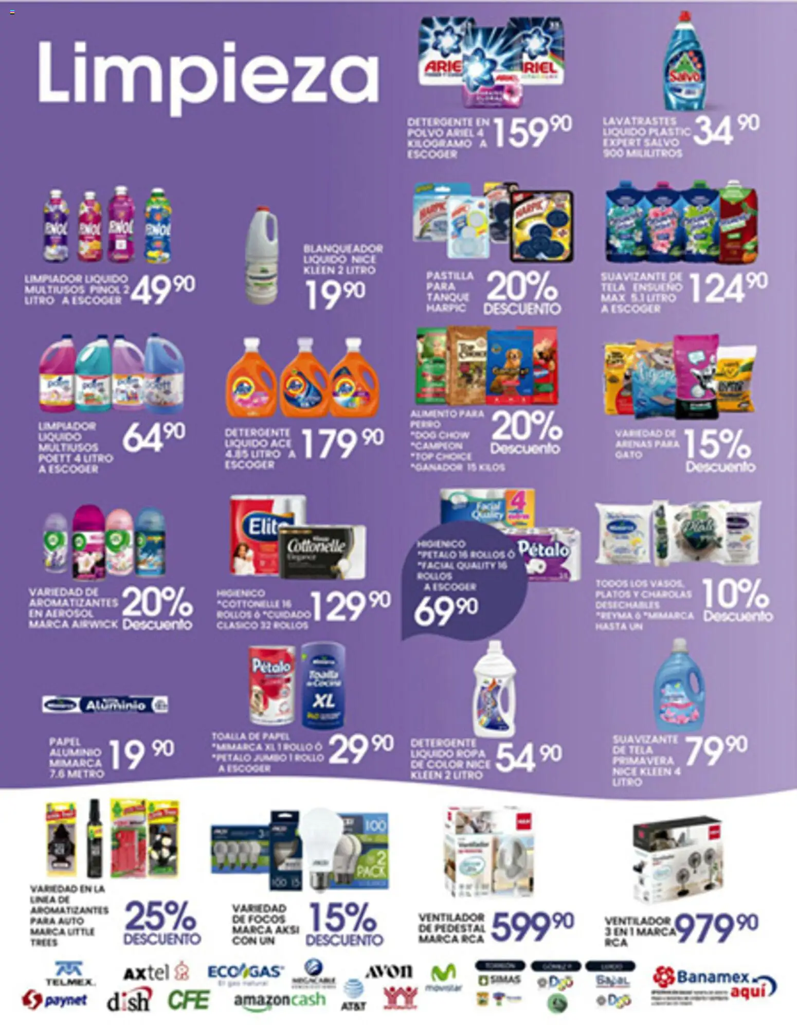 Nuevas ofertas de Alsuper válidas en toda la República Mexicana desde el 14.04.2026. ¡Encuentra las mejores ofertas en Alsuper folleto Laguna! | Página: 5 | Productos: Detergente, Tablet, Riel, Top