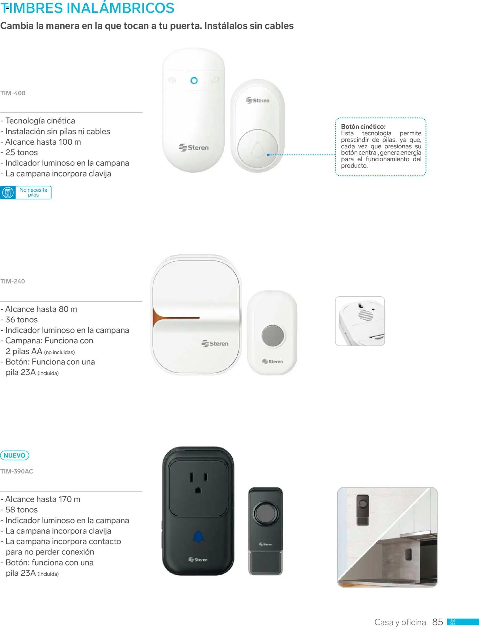 Nuevas ofertas de Steren válidas en toda la República Mexicana desde el 01.01.2026. ¡Encuentra las mejores ofertas en Steren catálogo! | Página: 97 | Productos: Pila, Campana, Pilas