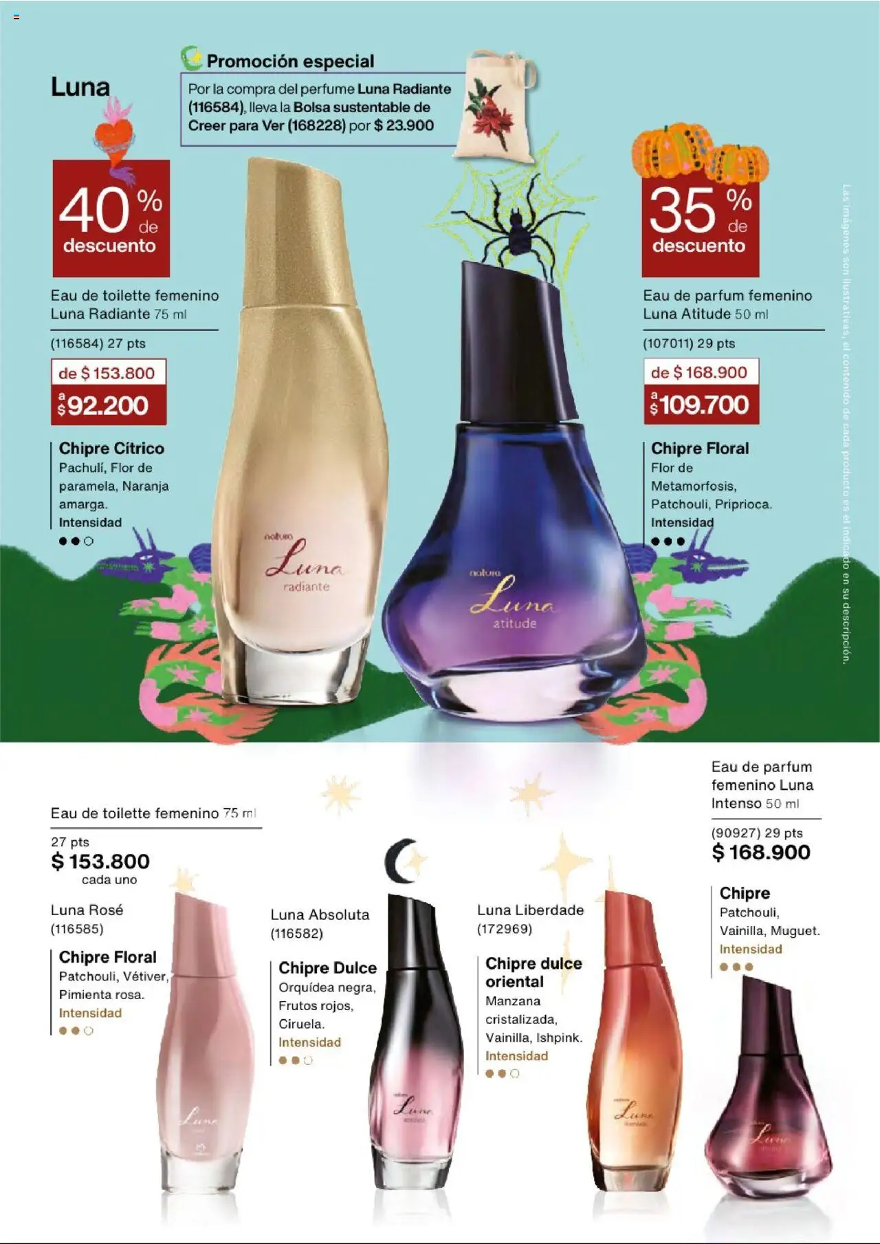 Natura revista - valida desde el 03.09.2025 | Página: 33 | Productos: Pimienta, Bolsa, Manzana, Eau de toilette