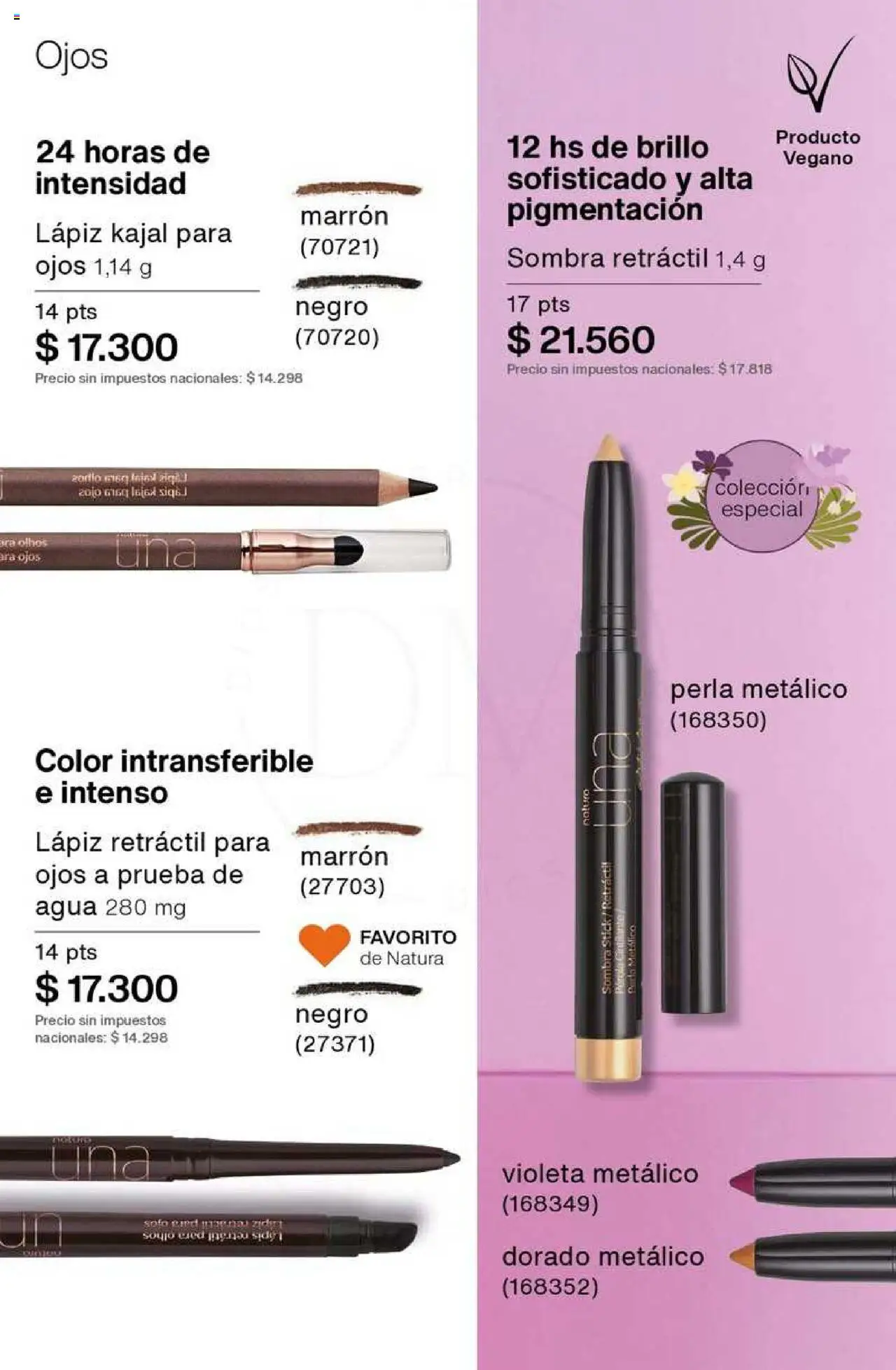 Catálogo Natura Ciclo 8 │ válido desde el 03.06.2025 | Página: 116 | Productos: Sombra, Brillo, Agua