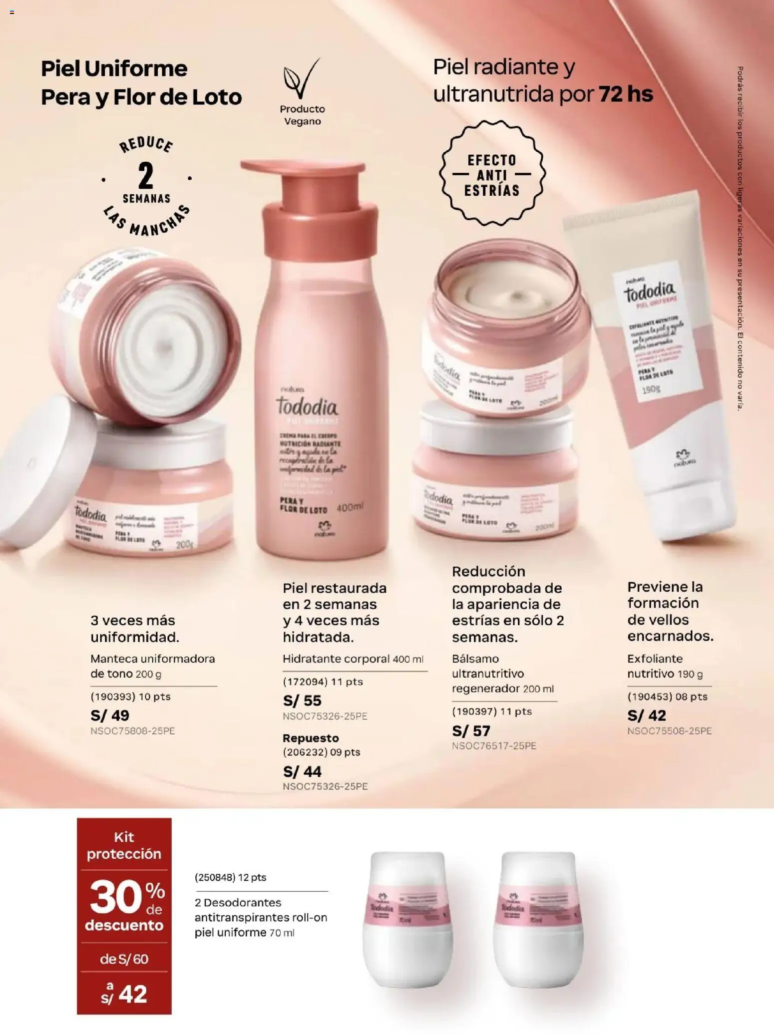 Catálogo Natura válido desde 31.03.2026 | Página: 112 | Productos: Exfoliante, Crema
