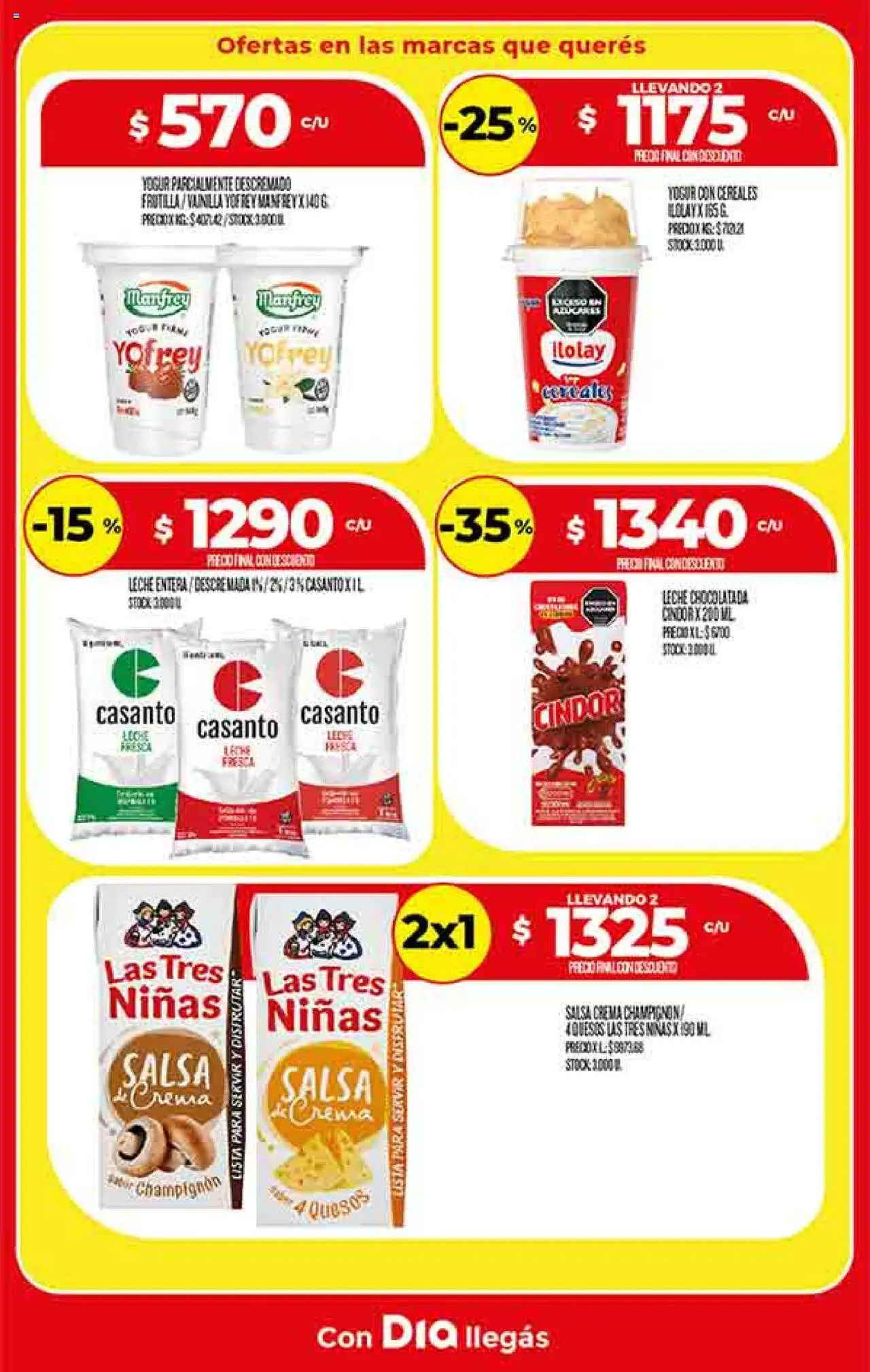 Supermercado DIA Ofertas │ válido desde el 20.08.2025 | Página: 10 | Productos: Frutilla, Leche, Yogur, Crema
