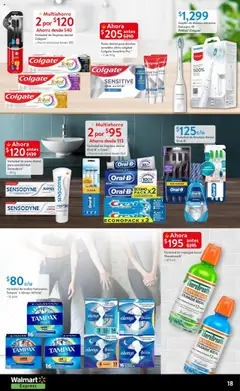 Nuevas ofertas de Walmart Express válidas en toda la República Mexicana desde el 24.07.2025. ¡Encuentra las mejores ofertas en Walmart Express folleto! | Página: 18 | Productos: Pasta dental, Cepillo, Cepillo de dientes eléctrico, Toallas