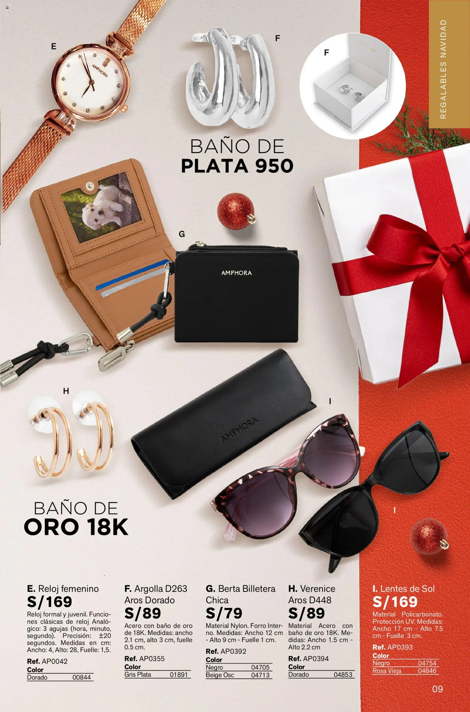 Catálogo Leonisa válido desde 13.11.2025 | Página: 9 | Productos: Baño, Billetera, Reloj