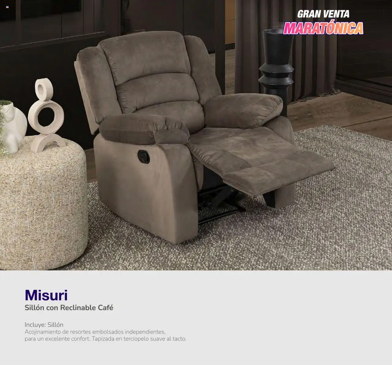Nuevas ofertas de Muebles Dico válidas en toda la República Mexicana desde el 03.10.2025. ¡Encuentra las mejores ofertas en Muebles Dico - Catálogo Gran Venta Maratónica ! | Página: 8 | Productos: Sillón, Café
