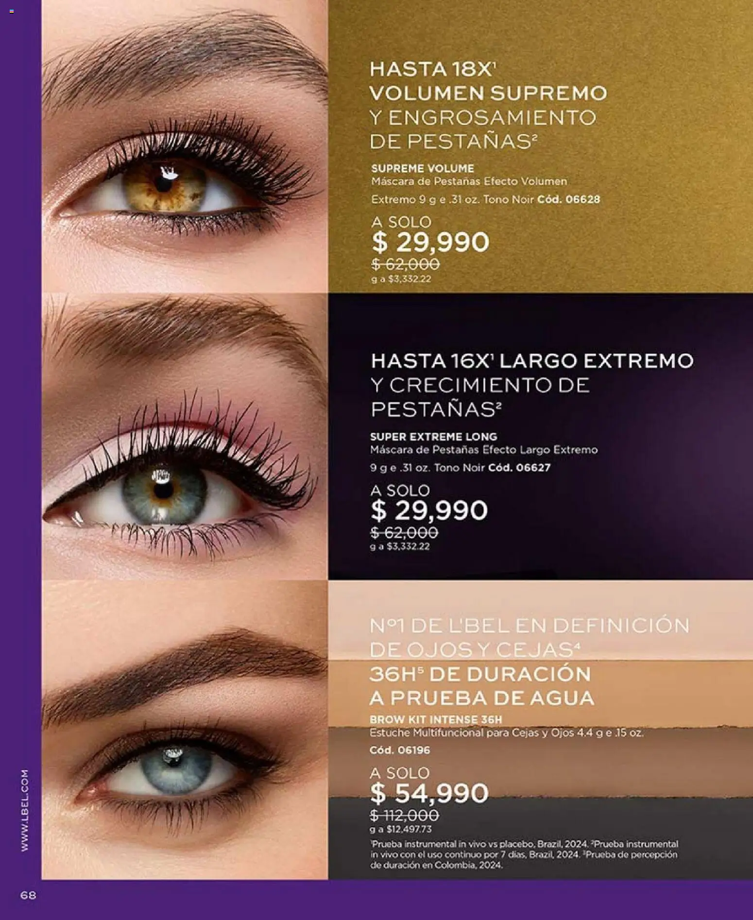 L'Bel revista - valida desde el 01.02.2026 | Página: 68 | Productos: Agua, Estuche, Máscara