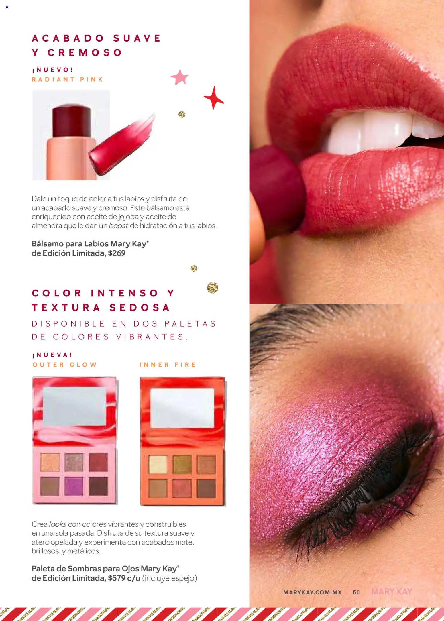 Nuevas ofertas de Mary Kay válidas en toda la República Mexicana desde el 01.11.2025. ¡Encuentra las mejores ofertas en Mary Kay catálogo! | Página: 50 | Productos: Paleta, Almendra, Bálsamo, Espejo