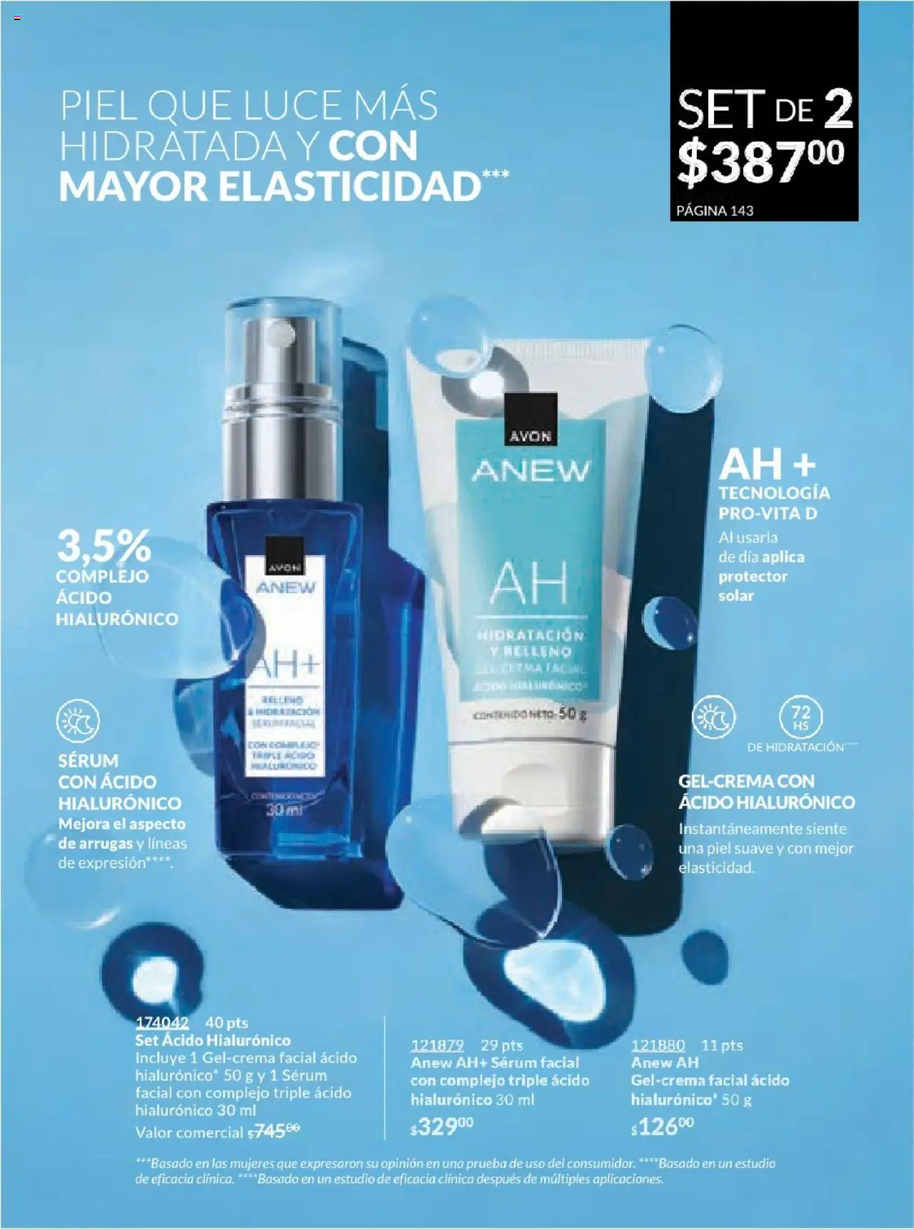 Nuevas ofertas de AVON válidas en toda la República Mexicana desde el 17.03.2025. ¡Encuentra las mejores ofertas en AVON campaña 7 2025! | Página: 143 | Productos: Serum, Crema