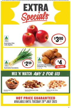 IGA catalogue - valid from 23.07.2025 | Page: 4 | Products: Lettuce, Oranges, Chips, Onions