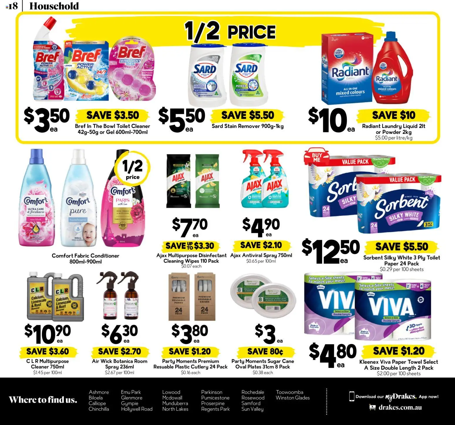 Drakes catalogue - valid from 29.04.2026 | Page: 18 | Products: Cutlery, Conditioner, Sugar, Lemon