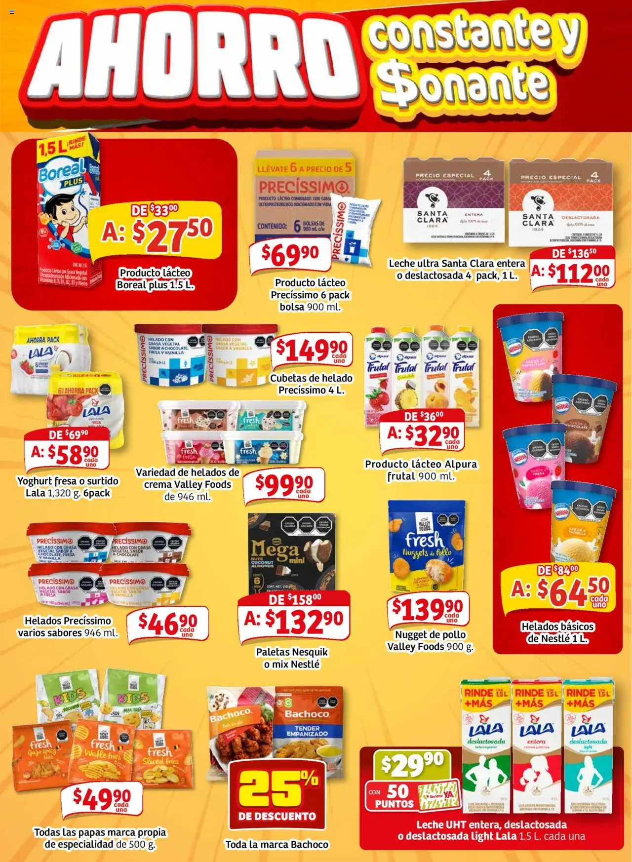 Nuevas ofertas de Soriana válidas en toda la República Mexicana desde el 25.09.2025. ¡Encuentra las mejores ofertas en Soriana - Pesito Valedor Mercado: Edo Mex, Valle De México, Gro, Hgo, Mor, Pue, Qto, Tlax, Ver! | Página: 13 | Productos: Crema, Bolsa, Leche, Chocolate