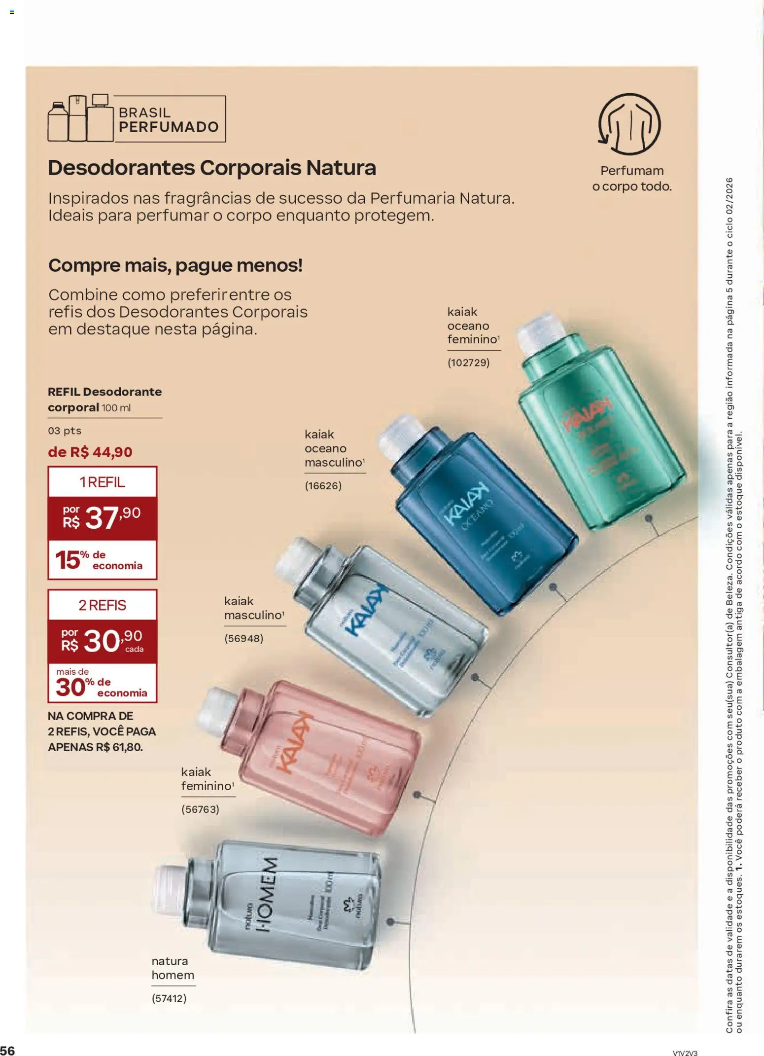 Natura Folheto - válido de 13.01.2026 | Página: 56 | Produtos: Desodorante