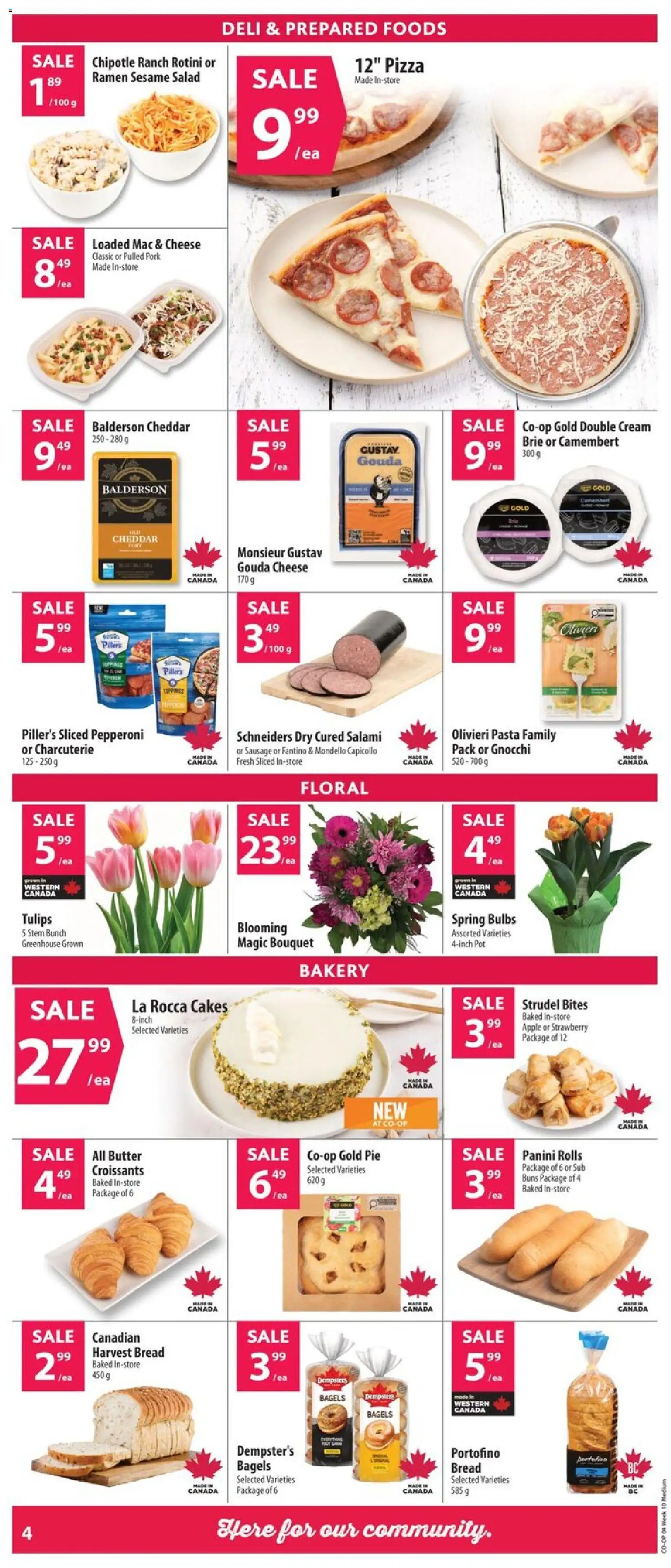 Co-op Food flyer valid from 05.03.2026 | Page: 6 | Products: Cream, Salad, Bakery, Butter