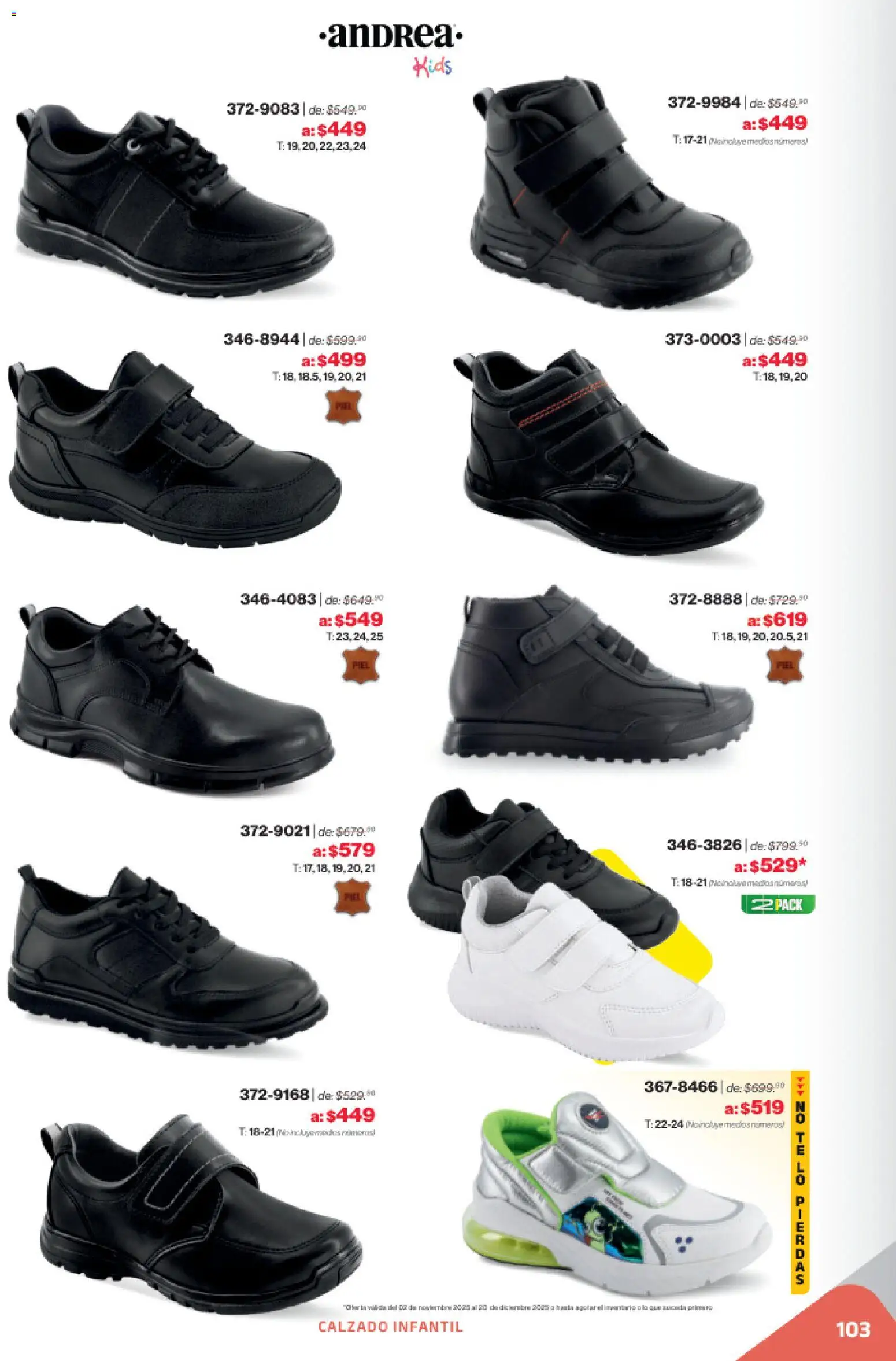 Nuevas ofertas de Andrea válidas en toda la República Mexicana desde el 02.11.2025. ¡Encuentra las mejores ofertas en Andrea catálogo Outlet! | Página: 103