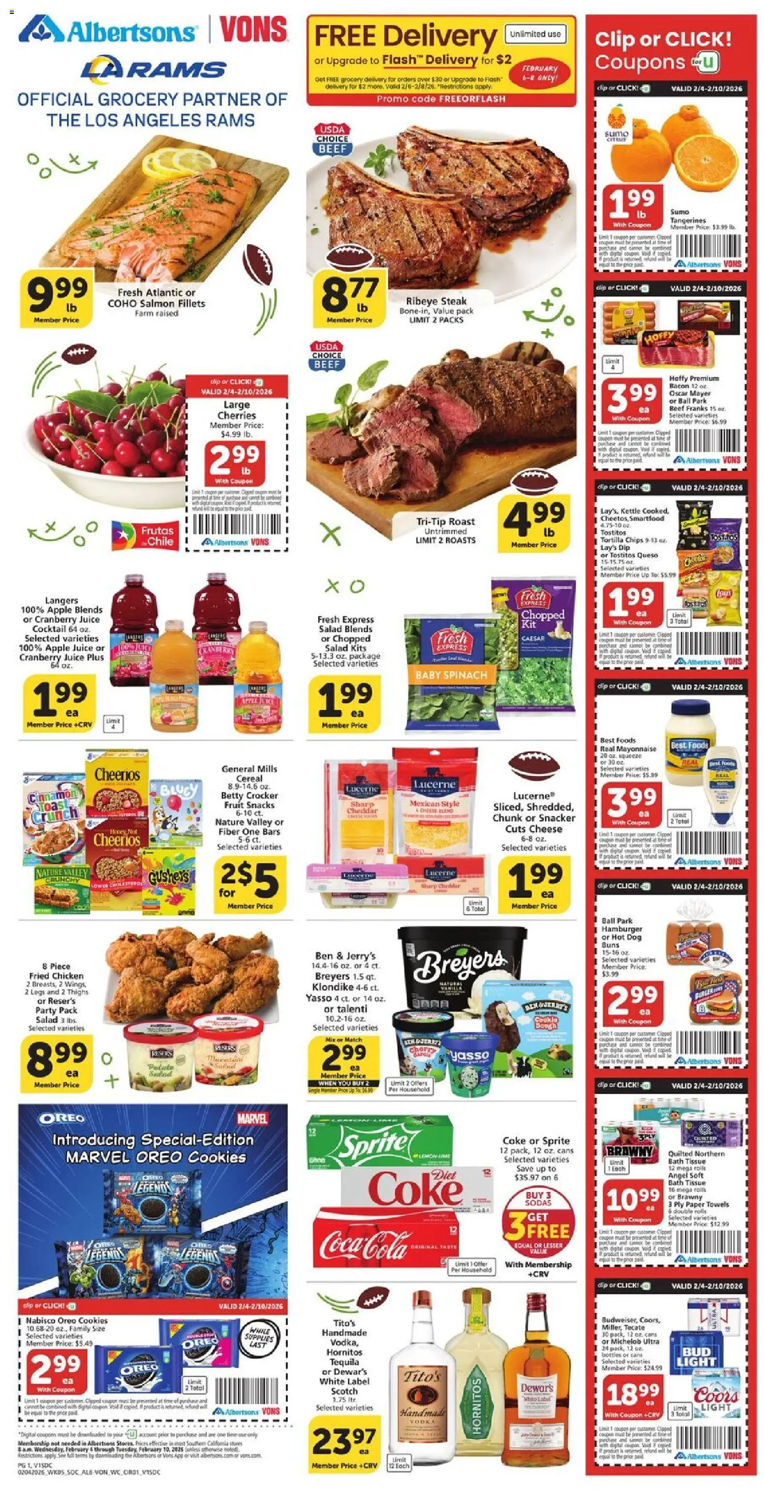Vons Weekly Ad - valid from 04.02.2026 | Page: 1