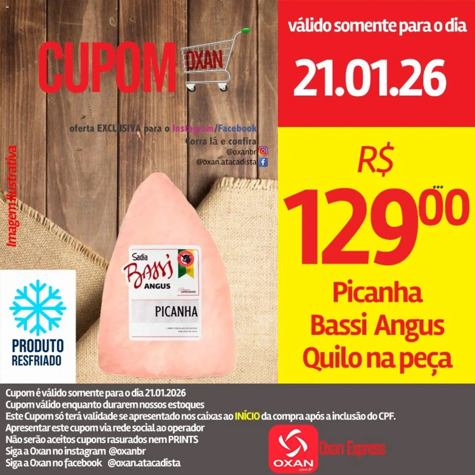 Oxan Atacadista Folheto - válido de 21.01.2026 | Página: 24 | Produtos: Picanha