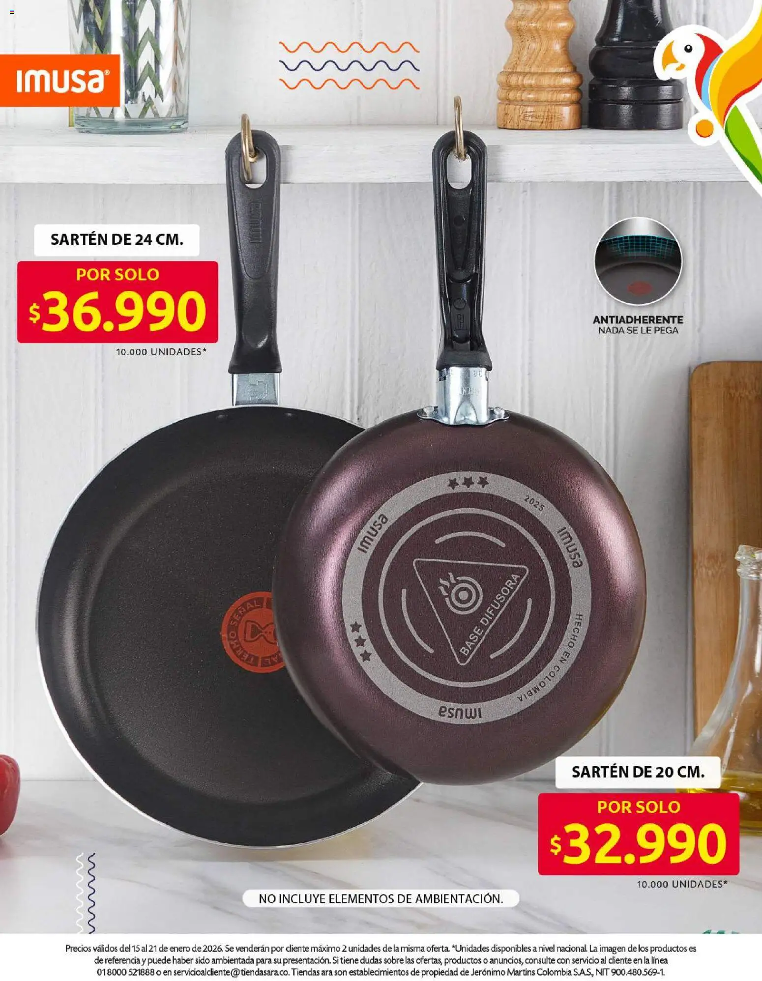 Ara revista - valida desde el 15.01.2026 | Página: 7 | Productos: Sartén, Sobre