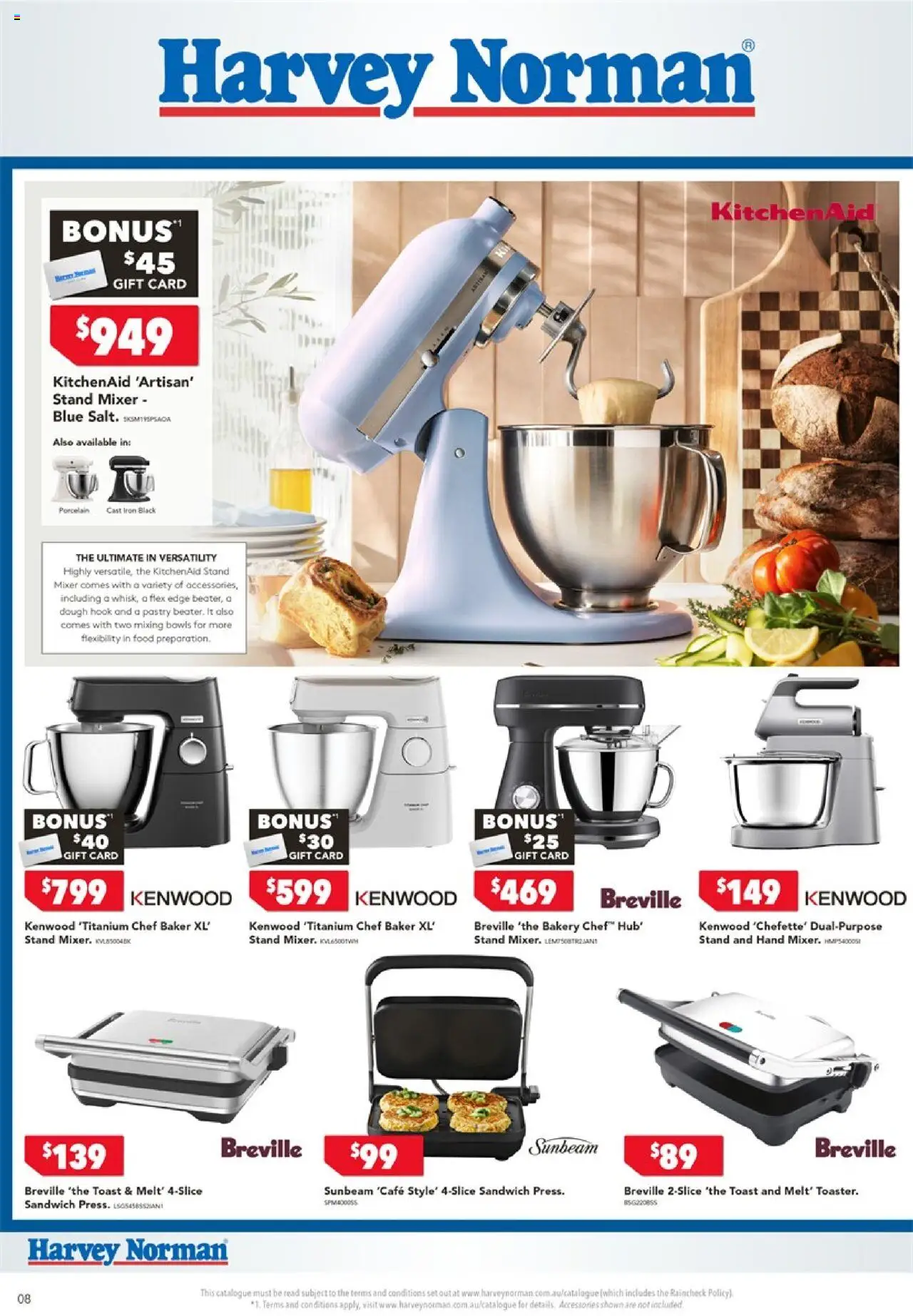 Harvey Norman catalogue - valid from 18.10.2025 | Page: 8 | Products: Pastry, Accessories, Mixer, Bakery