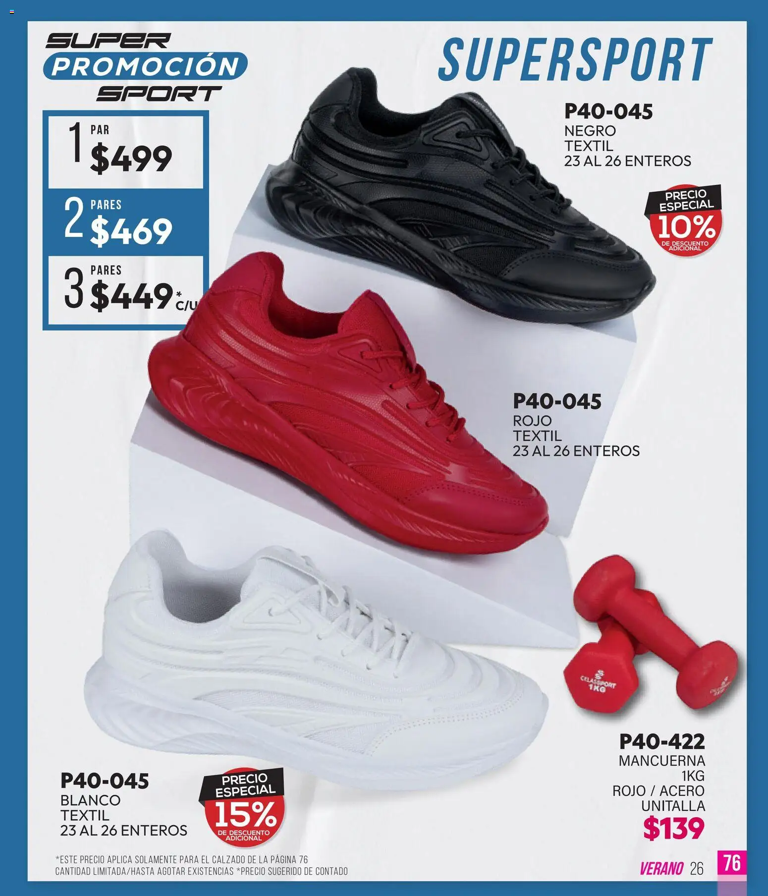 Nuevas ofertas de Cklass válidas en toda la República Mexicana desde el 28.04.2026. ¡Encuentra las mejores ofertas en Cklass catálogo Sportweek! | Página: 77