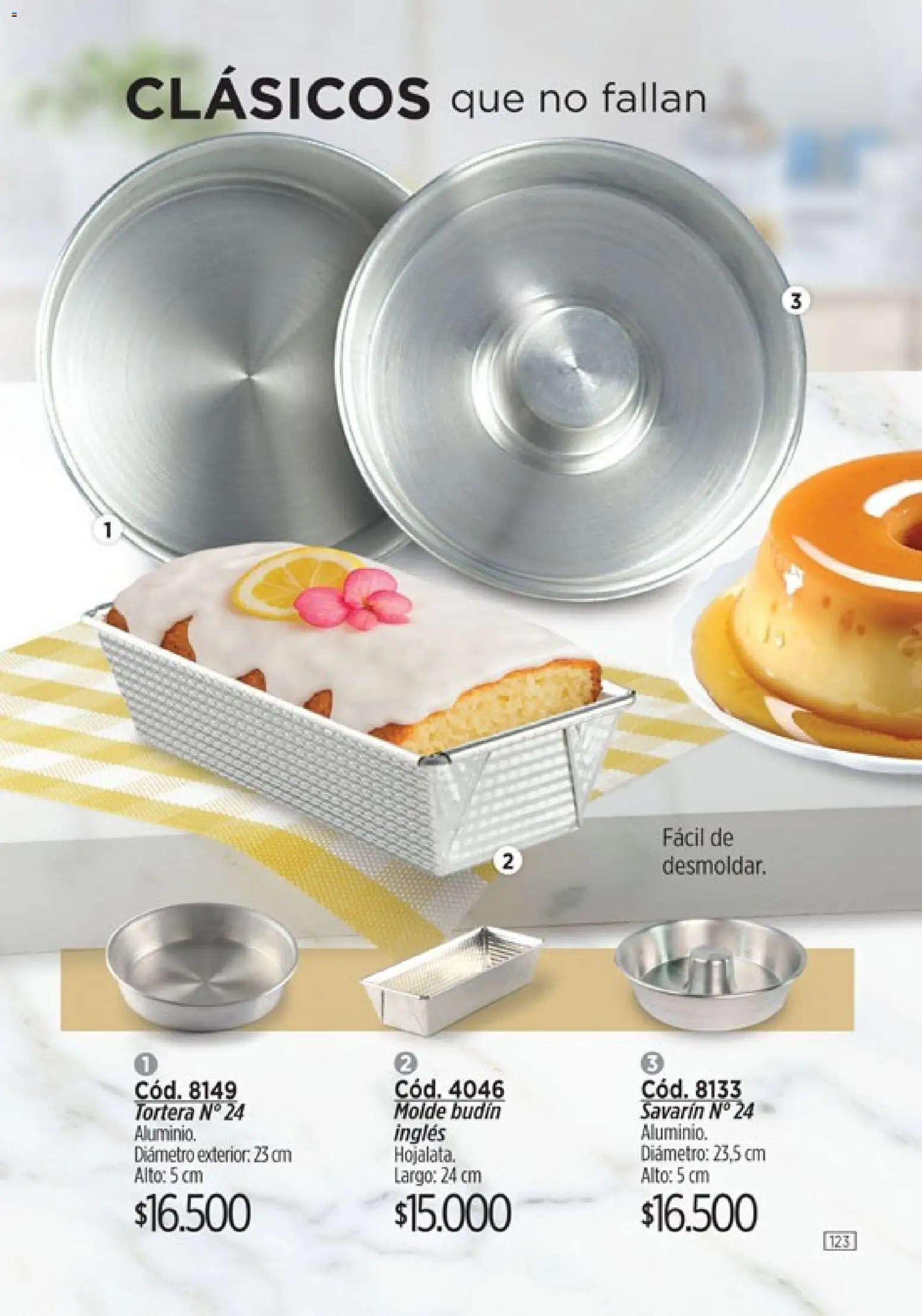 Catálogo Amodil Campaña 4 │ válido desde el 01.03.2026 | Página: 123 | Productos: Molde, Budín