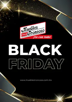 Vista previa de Muebles Troncoso Black Friday, nuevo folleto de la tienda, válido en México a partir del 26.11.2025