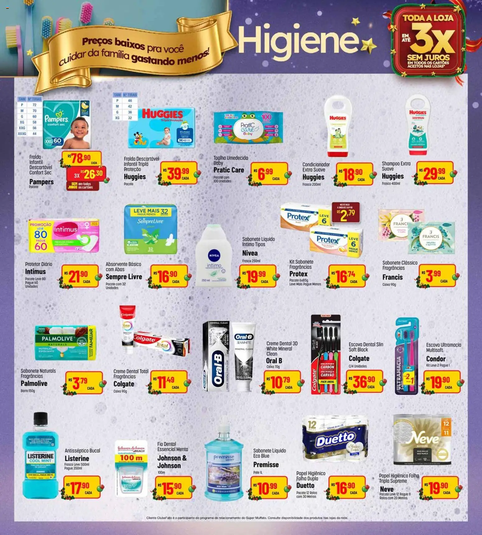 Super Muffato Folheto - válido de 13.12.2025 | Página: 16 | Produtos: Shampoo, Pampers, Sabonete, Sabonete líquido