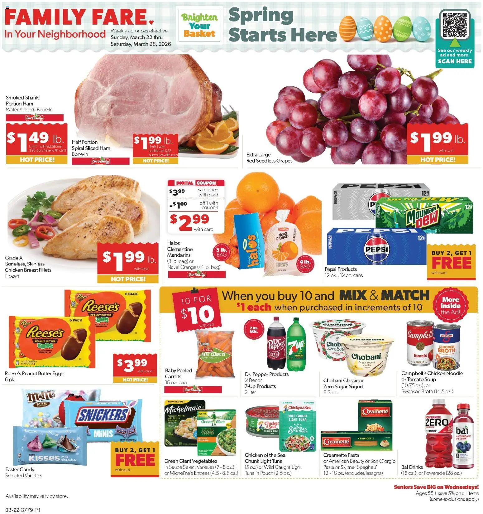 Family Fare Weekly Ad - IA - valid from 22.03.2026 | Page: 1