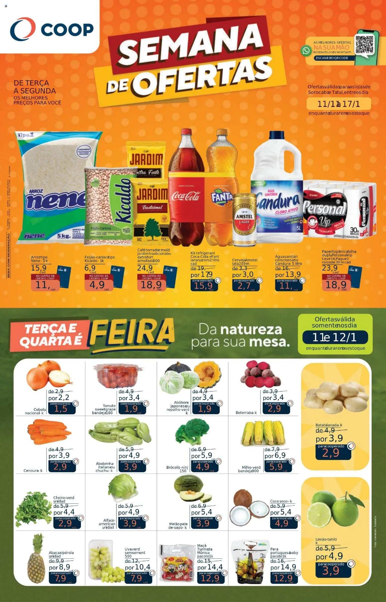 Coop Folheto - válido de 11.11.2025 | Página: 1 | Produtos: Coco, Cloro, Alface, Água sanitária
