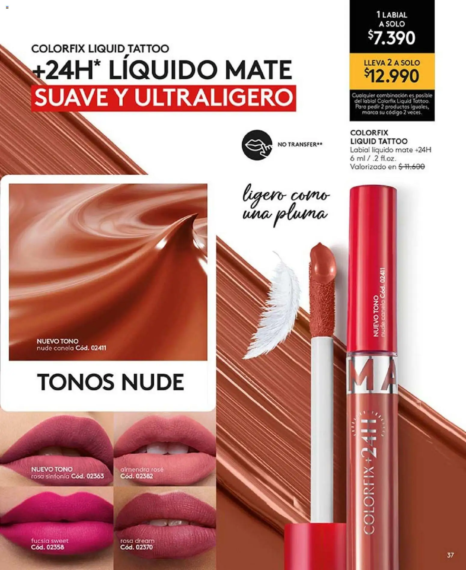 Catálogo Ésika Campaña 2 │ válido desde el 15.01.2026 | Página: 37 | Productos: Almendra, Mate, Labial