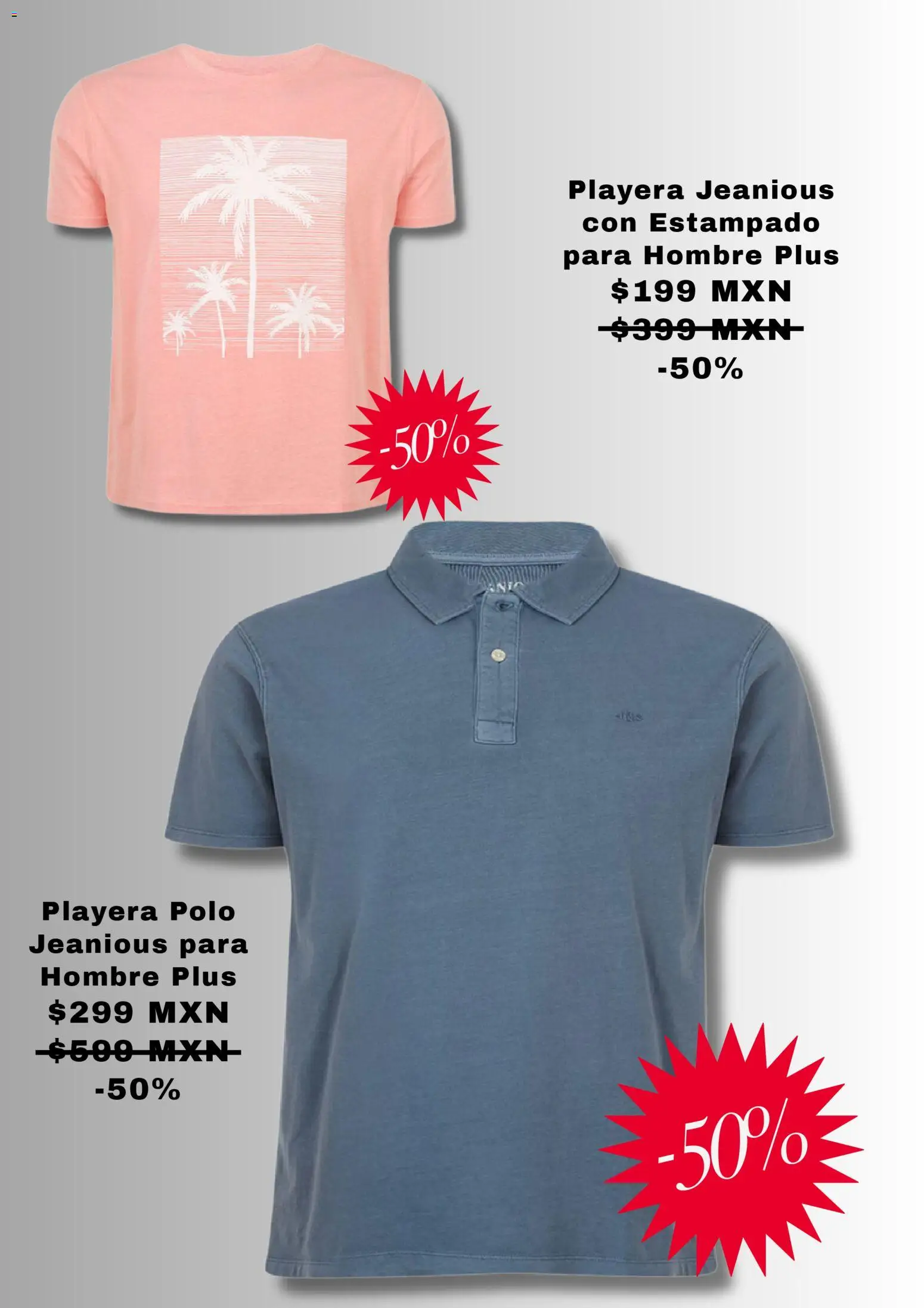Nuevas ofertas de Sears válidas en toda la República Mexicana desde el 01.10.2025. ¡Encuentra las mejores ofertas en Sears catálogo! | Página: 3 | Productos: Playera