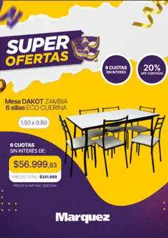 Vista previa Grupo Marquez catálogo válido desde el 03.02.2026 | Página: 7 | Productos: Mesa