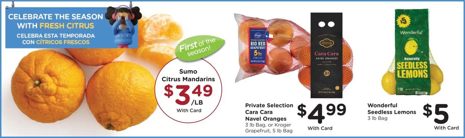 Ralphs Weekly Ad - valid from 17.12.2025 | Page: 11 | Products: Mandarins, Oranges, Grapefruit, Bag