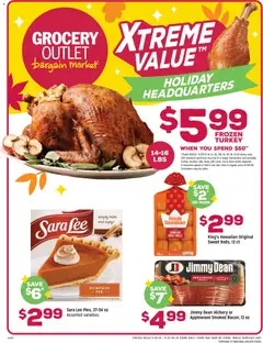 Preview of Grocery Outlet weekly ads valid from 19.11.2025