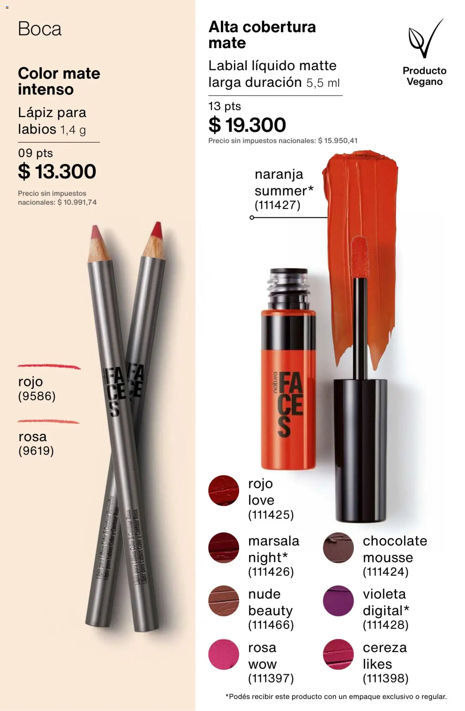 Catálogo Natura Ciclo 3 │ válido desde el 09.02.2026 | Página: 140 | Productos: Mate, Mousse, Chocolate