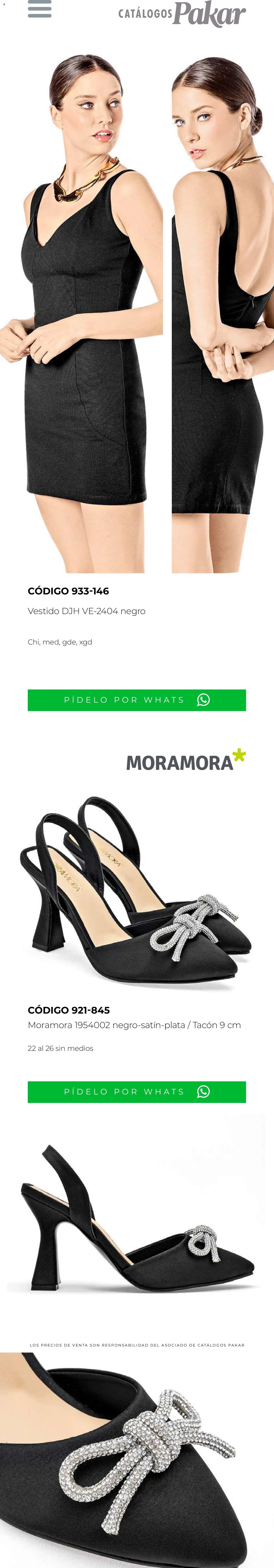 Nuevas ofertas de SC Pakar válidas en toda la República Mexicana desde el 21.11.2025. ¡Encuentra las mejores ofertas en SC Pakar catálogo Vámonos De Fiesta! | Página: 15 | Productos: Vestido