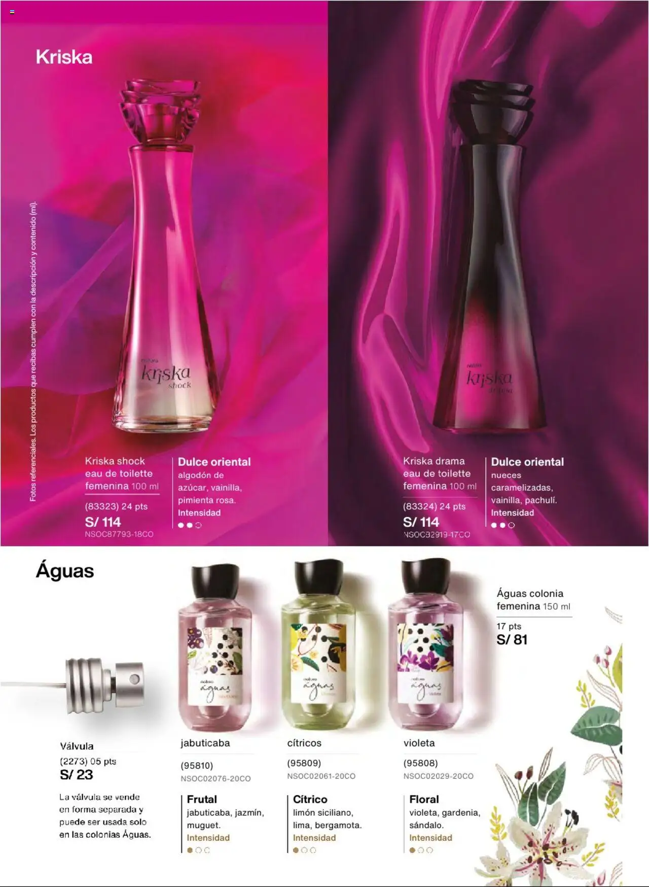 Catálogo Natura válido desde 01.07.2025 | Página: 50 | Productos: Nueces, EAU de Toilette