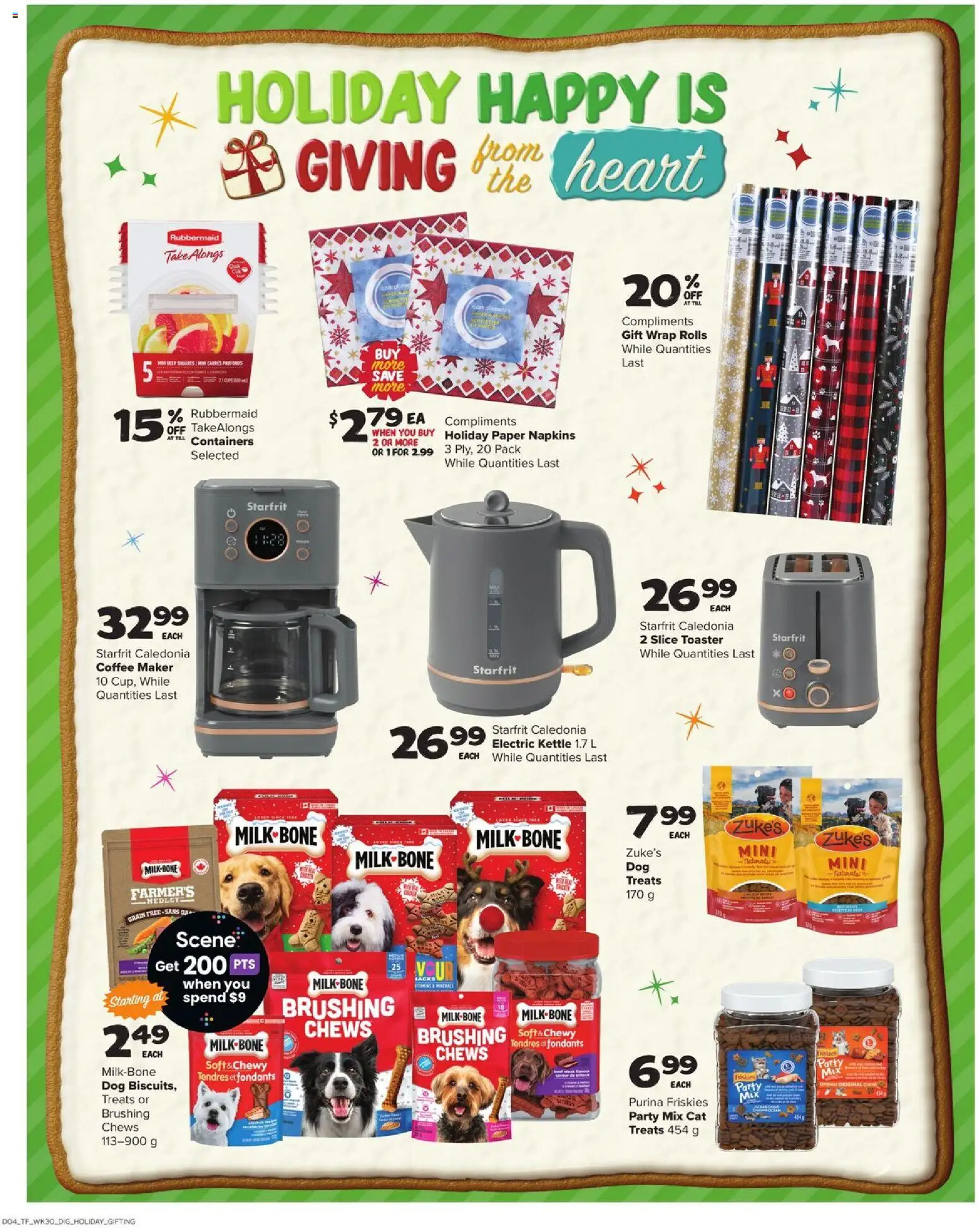 Thrifty Foods flyer valid from 20.11.2025 | Page: 15 | Products: Coffee maker, Kettle, Toaster, Coffee