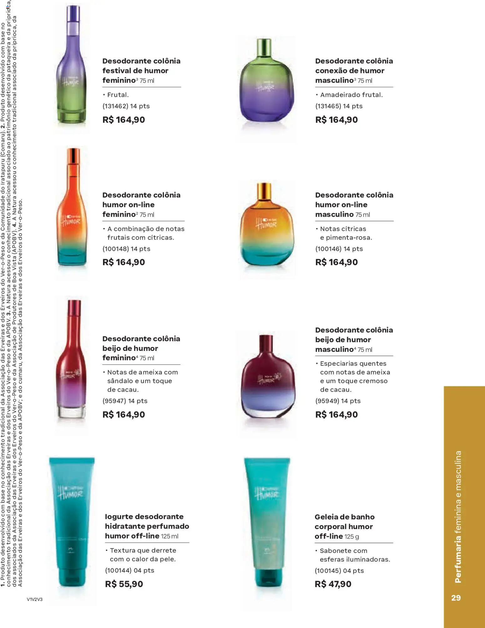 Natura Folheto - válido de 13.01.2026 | Página: 29 | Produtos: Desodorante, Base, Sabonete, Ameixa