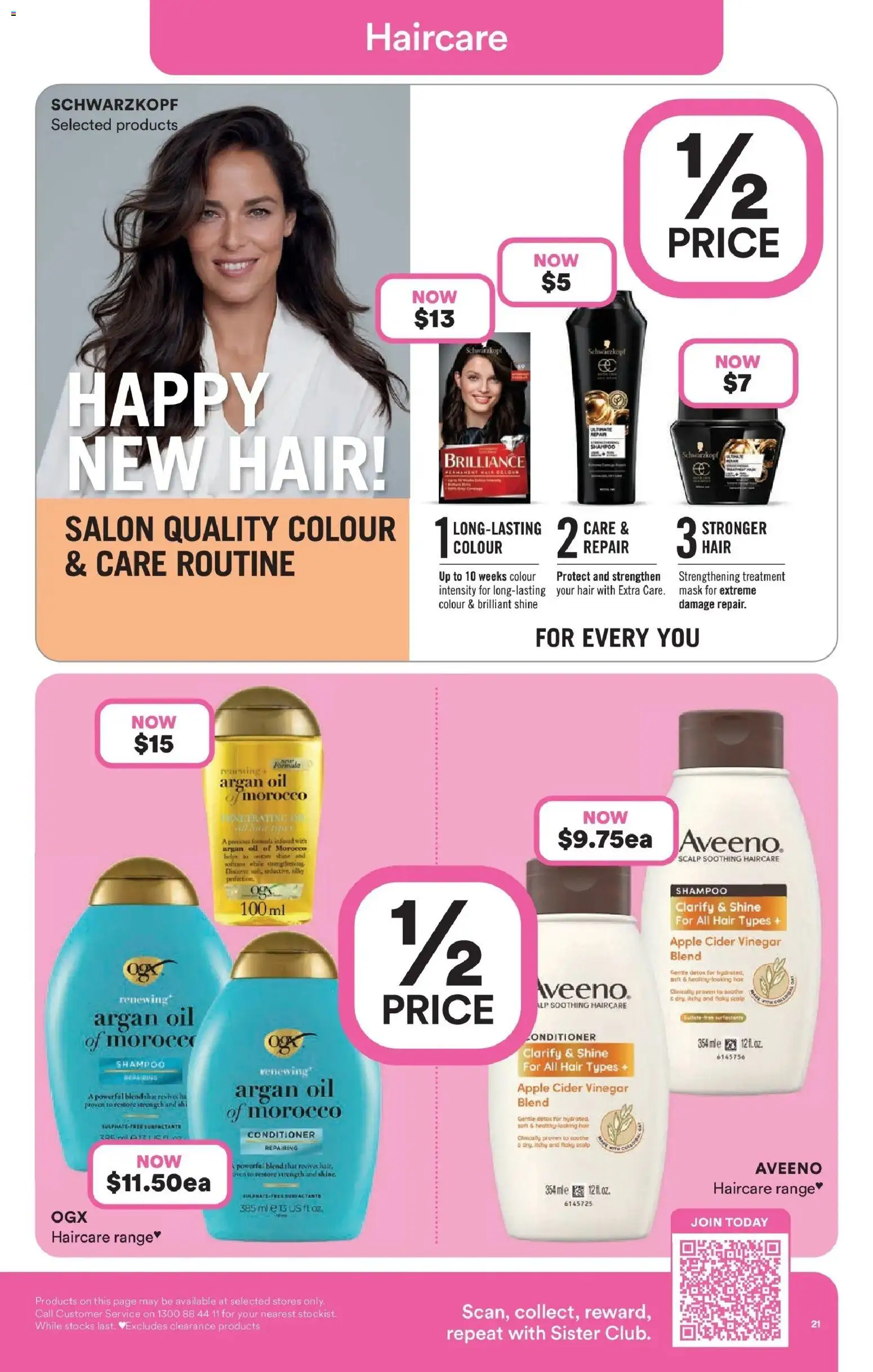 Priceline Pharmacy catalogue - valid from 25.12.2025 | Page: 21 | Products: Conditioner, Argan oil, Vinegar, Treatment